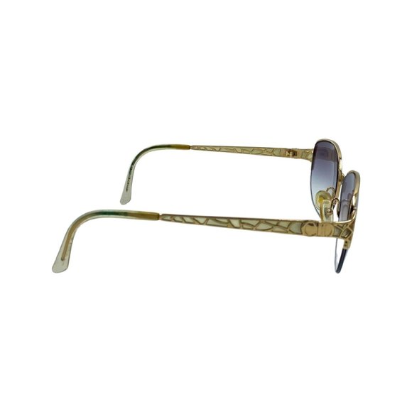 80s 90s CHRISTIAN DIOR Sunglasses Eyewear Gold Metal Frames Black Gradient Lens main image 10